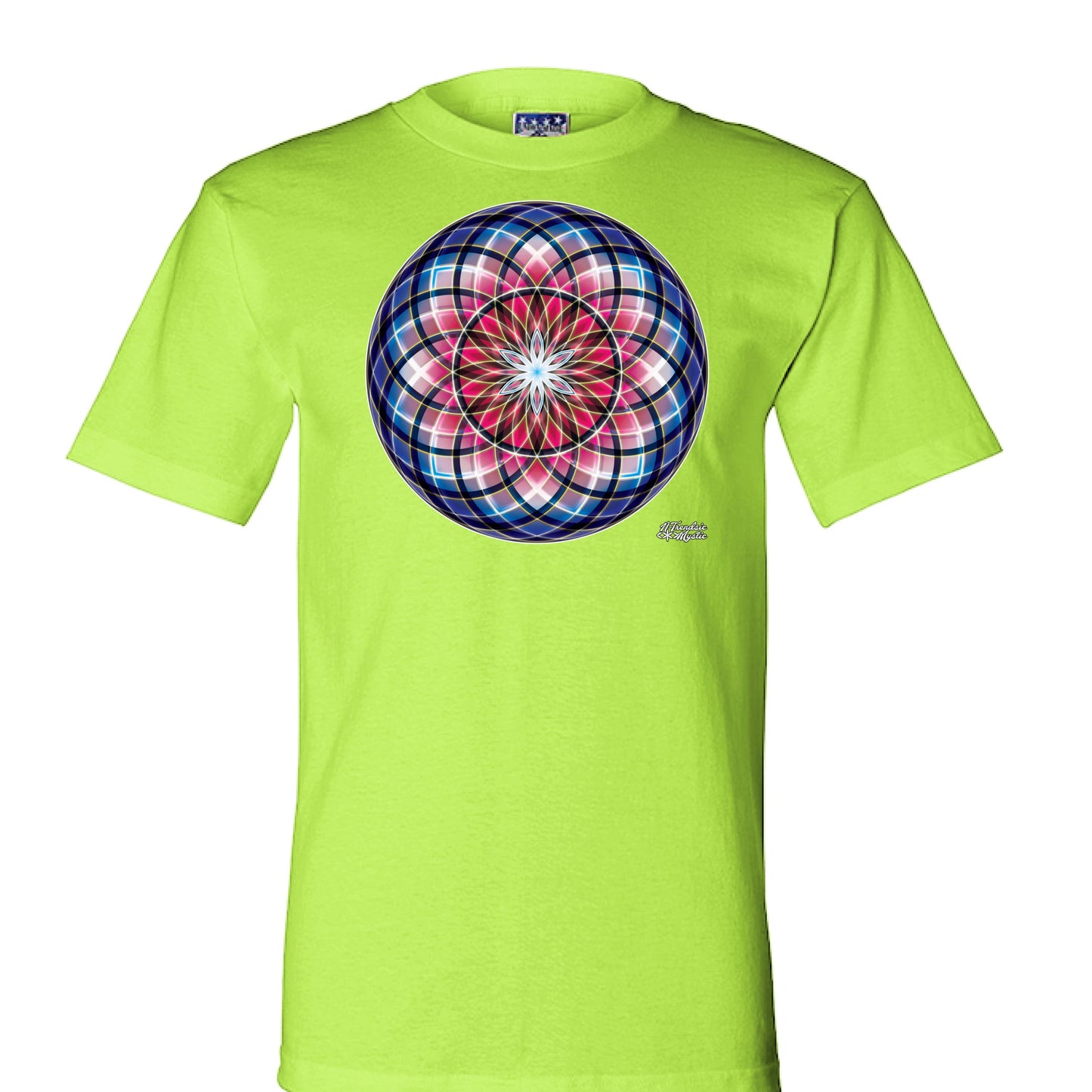 Blood Moon Sacred Geometry T-Shirt | Red Variant Tee | NTrendSic Mystic Streetwear Shirt