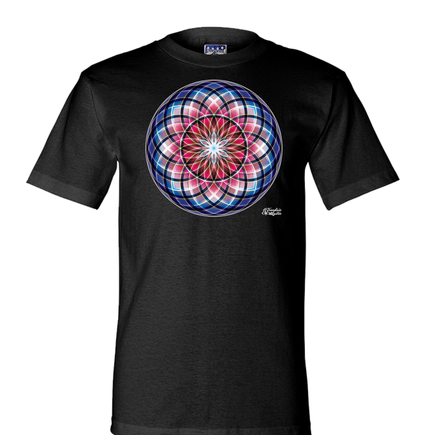 Blood Moon Sacred Geometry T-Shirt | Red Variant Tee | NTrendSic Mystic Streetwear Shirt