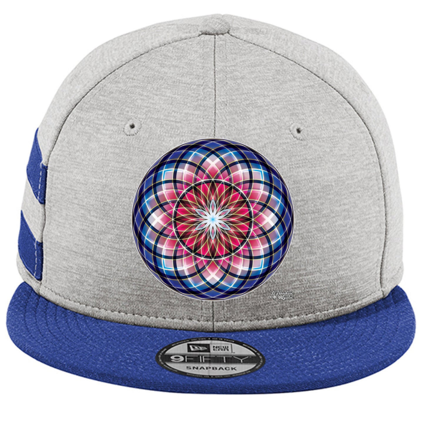 Blood Moon Sacred Geometry Snapback Hat | Red Variant | New Era NE408 Streetwear Cap