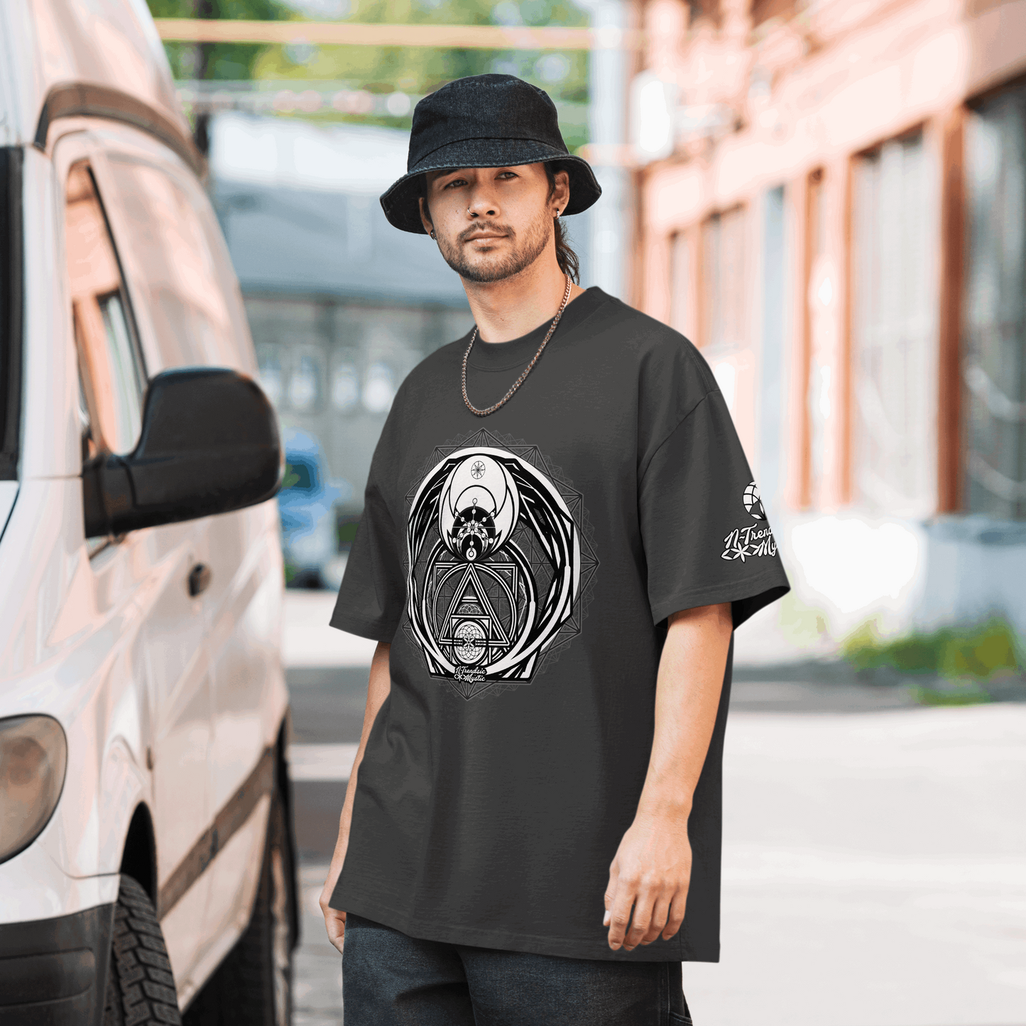 Magus Medallion | Oversized Faded T-Shirt