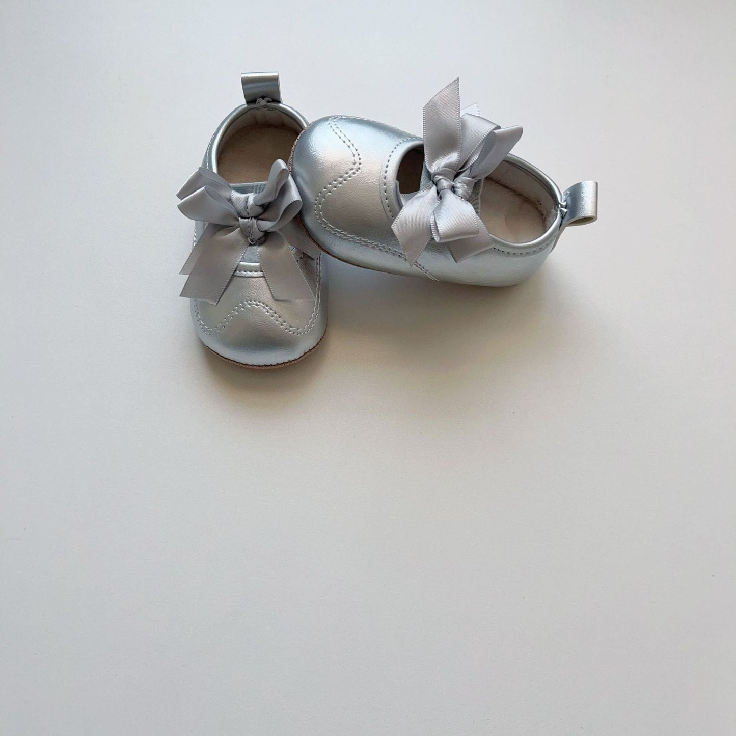 Winter and Autumn Baby Girl Fashion Solid Color Butterfly-bow Decorated Toddler Soft-Sole Anti-slip Walking Shoes