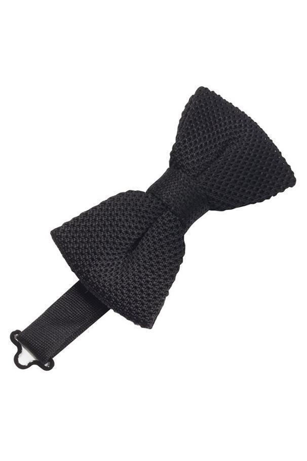 Silk Knit Bow Tie
