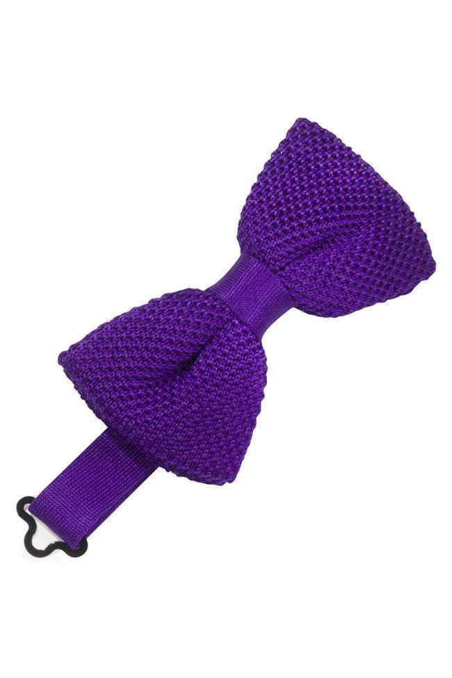 Silk Knit Bow Tie