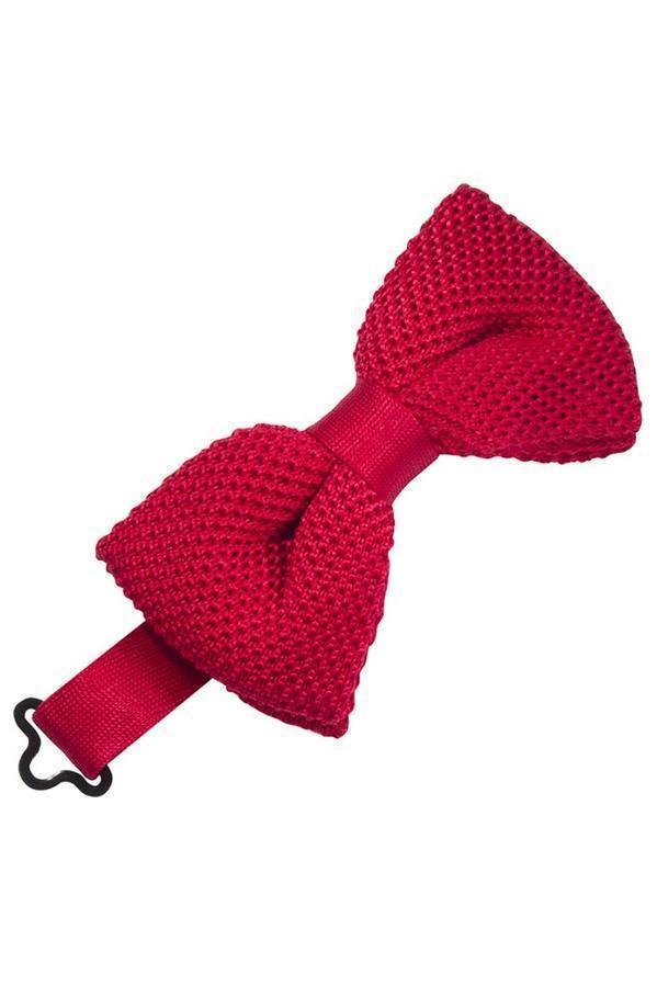 Silk Knit Bow Tie