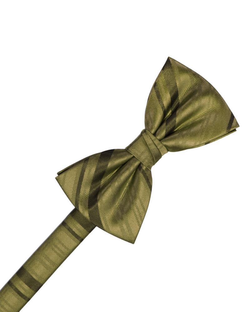 Striped Satin Kids Bow Tie