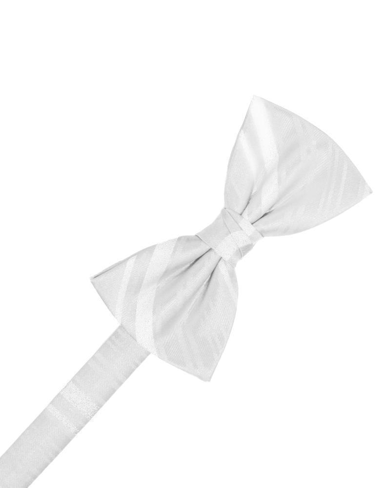 Striped Satin Kids Bow Tie