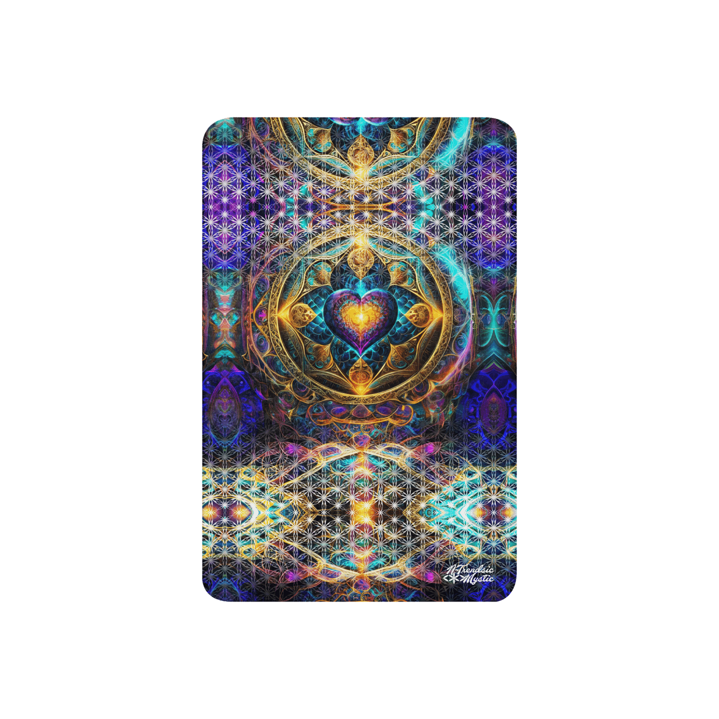 Mystic Euphony Sacred Heart Sherpa Blanket