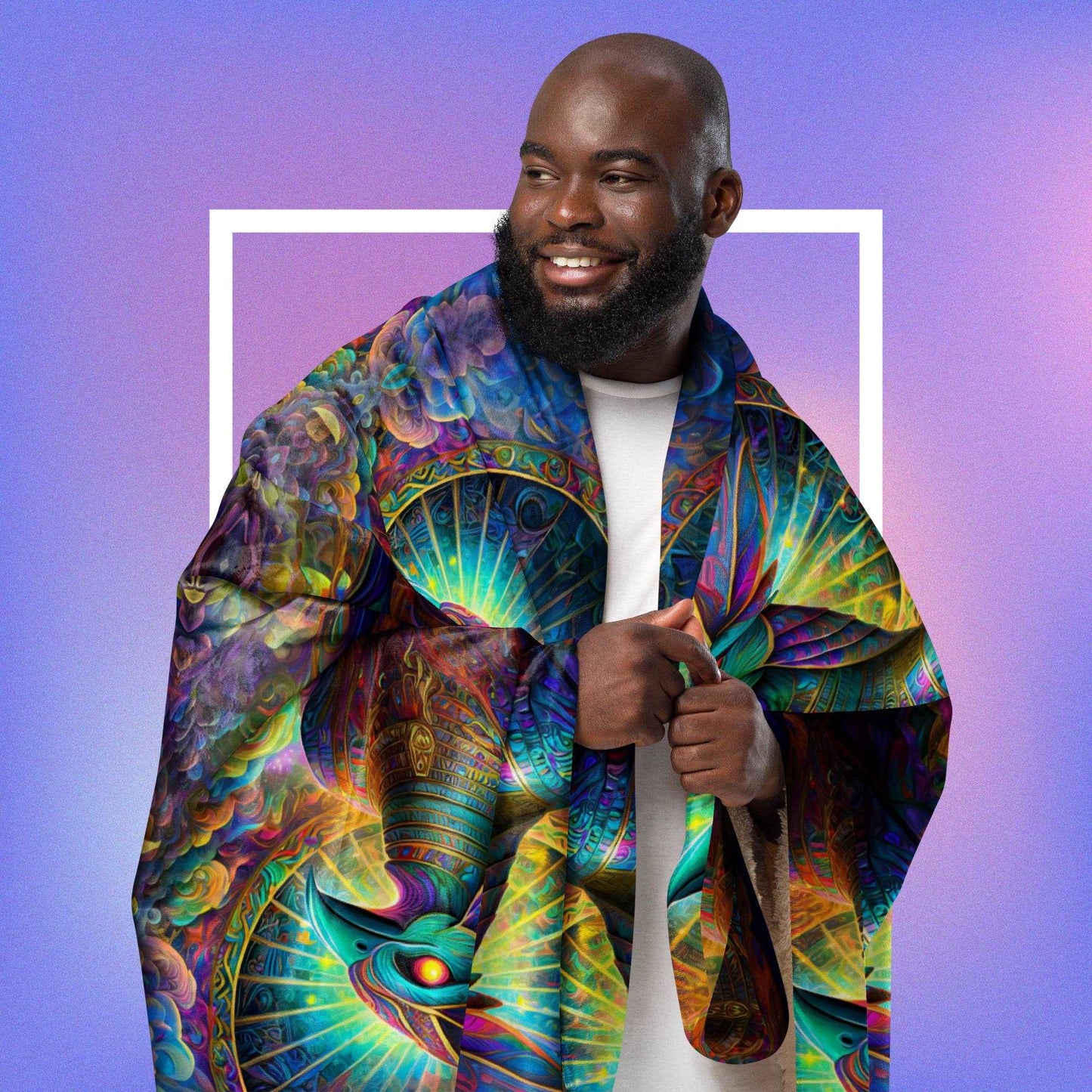 Blue Avian | Sherpa Blanket