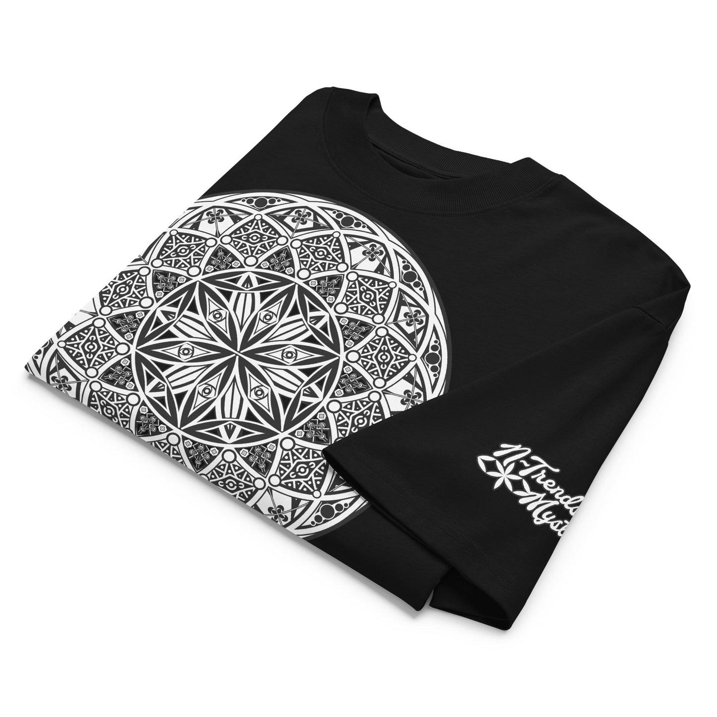 Mystic Eyes | Organic Oversized High Neck T-Shirt