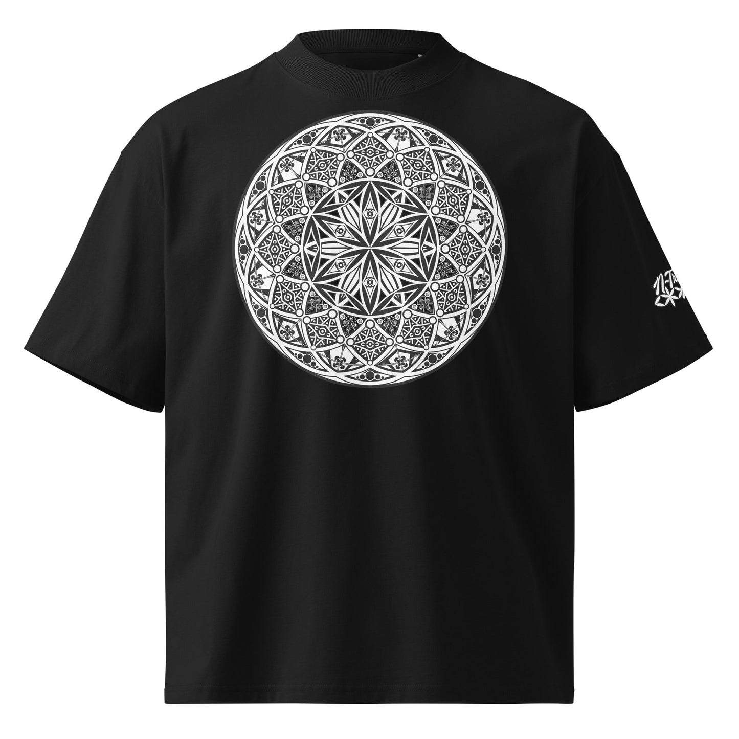 Mystic Eyes | Organic Oversized High Neck T-Shirt