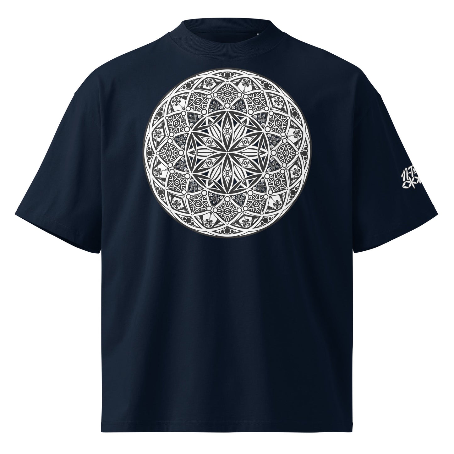 Mystic Eyes | Organic Oversized High Neck T-Shirt