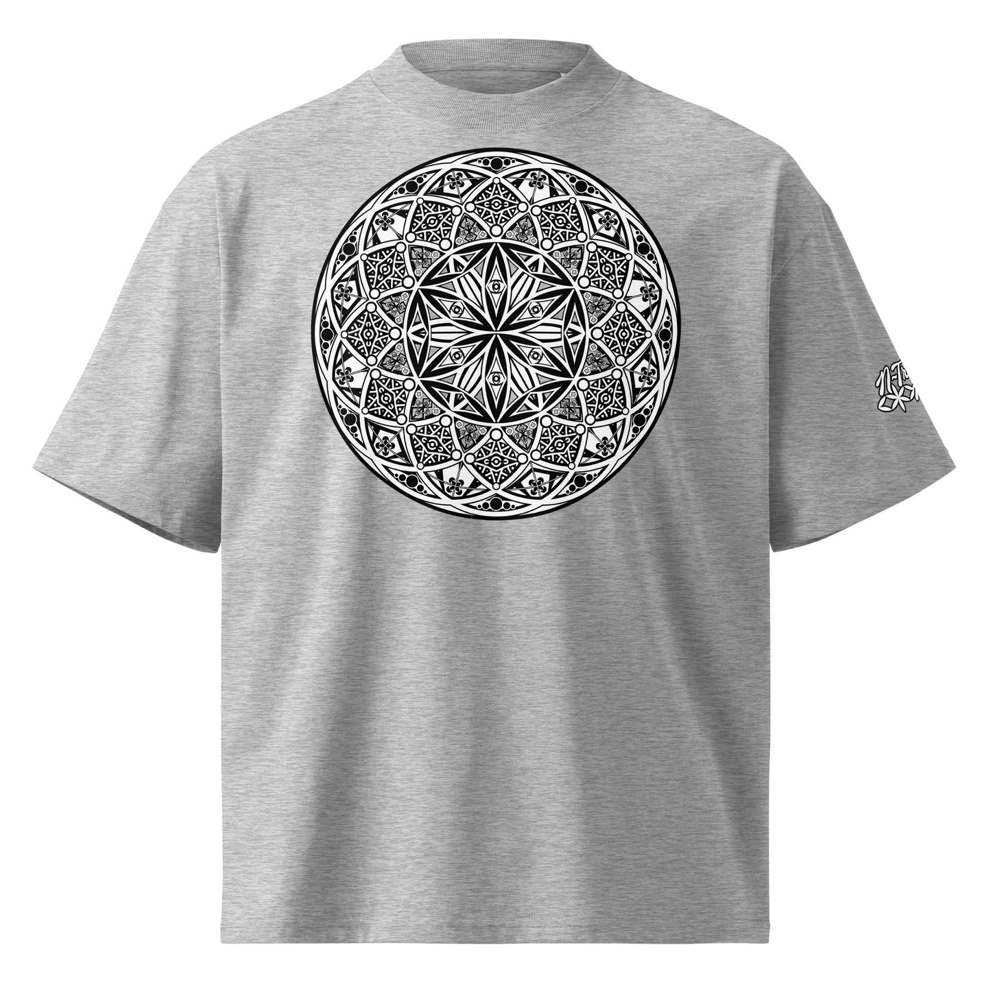 Mystic Eyes | Organic Oversized High Neck T-Shirt