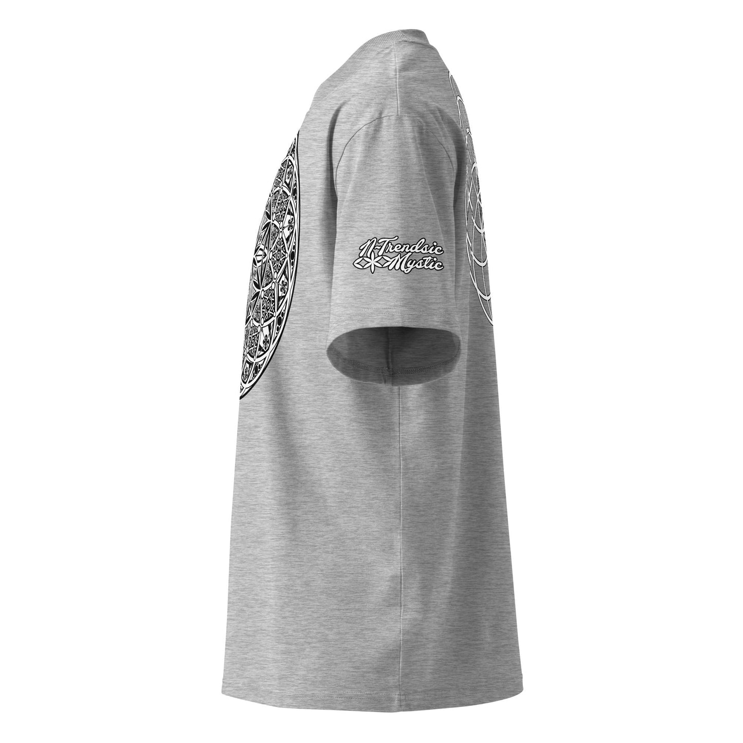 Mystic Eyes | Organic Oversized High Neck T-Shirt