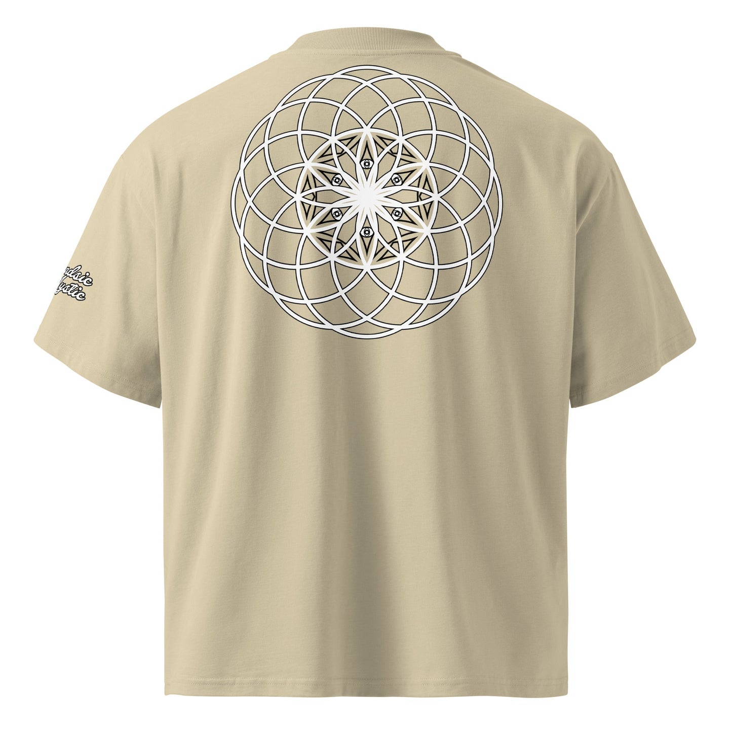 Mystic Eyes | Organic Oversized High Neck T-Shirt