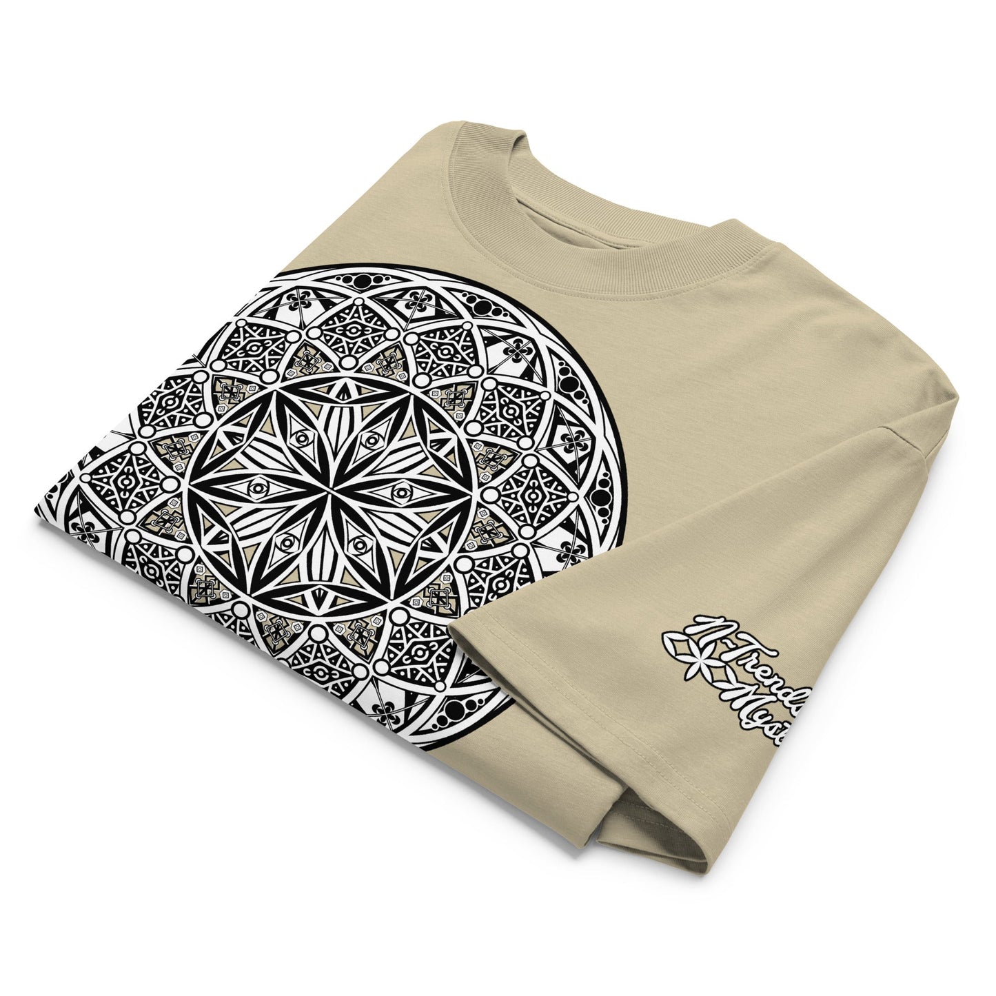 Mystic Eyes | Organic Oversized High Neck T-Shirt
