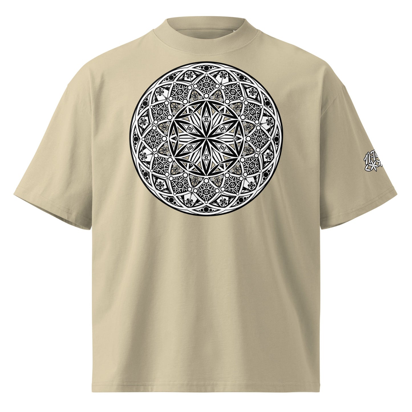 Mystic Eyes | Organic Oversized High Neck T-Shirt