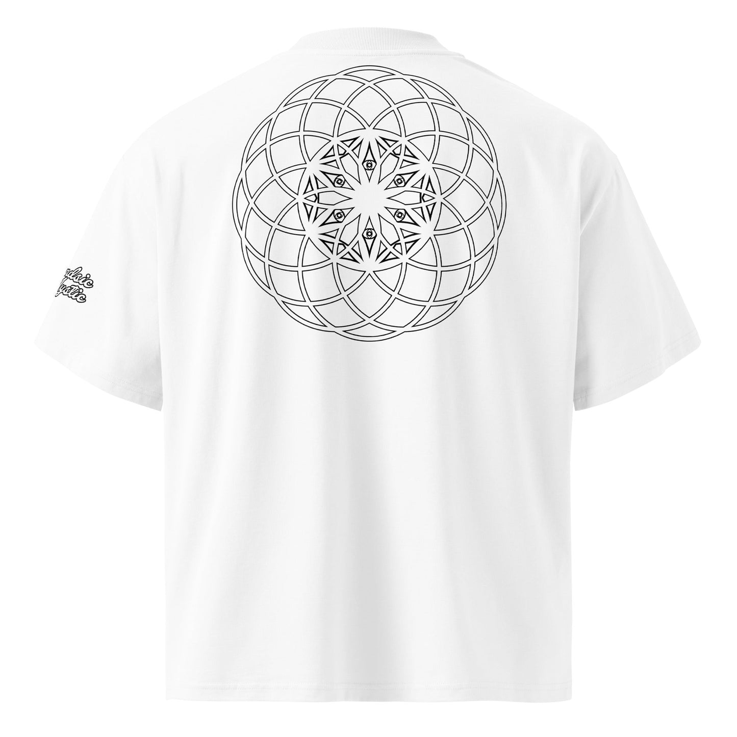 Mystic Eyes | Organic Oversized High Neck T-Shirt