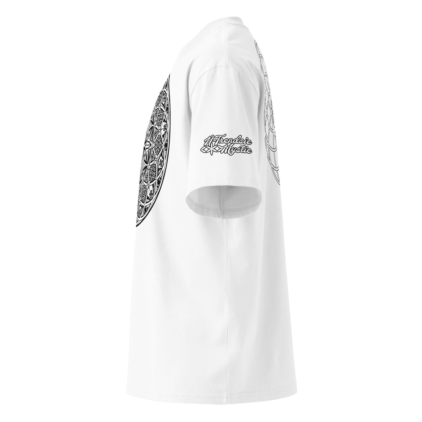 Mystic Eyes | Organic Oversized High Neck T-Shirt