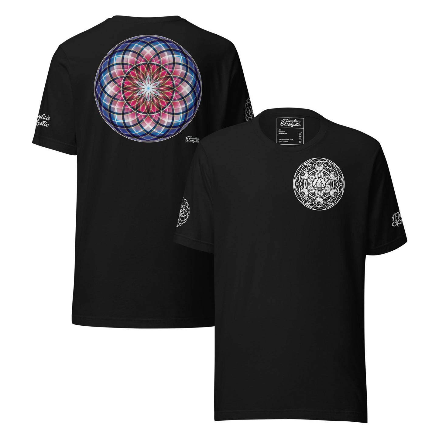 NTrendSic Mystic Signature Tee | DTFlex Sacred Geometry Unisex T-Shirt