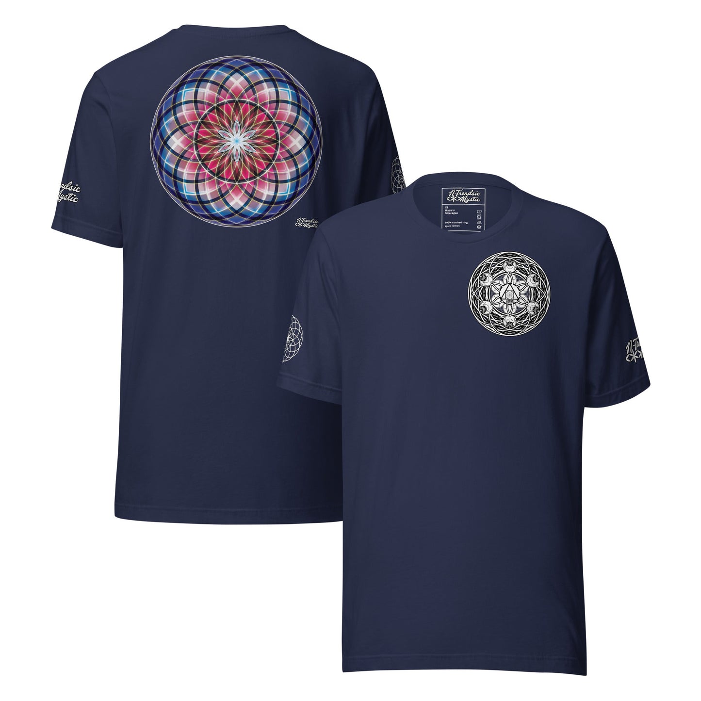 NTrendSic Mystic Signature Tee | DTFlex Sacred Geometry Unisex T-Shirt