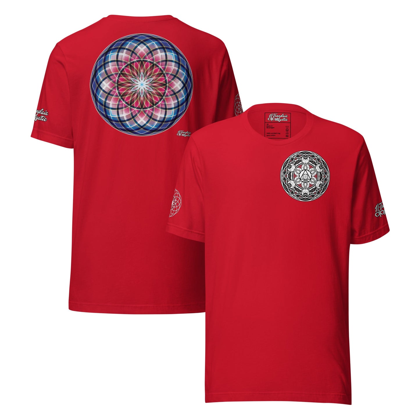 NTrendSic Mystic Signature Tee | DTFlex Sacred Geometry Unisex T-Shirt