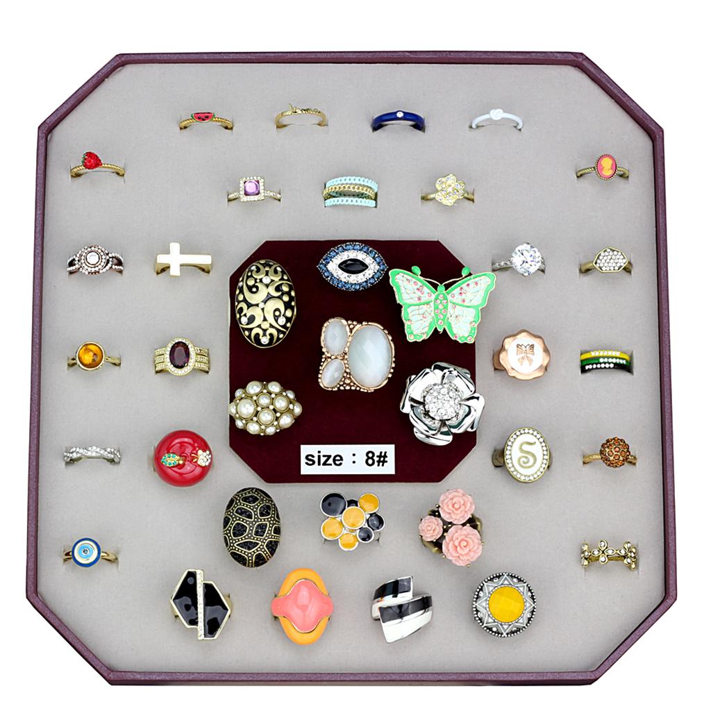 VK-038-SIZE8 - Assorted Brass Rings