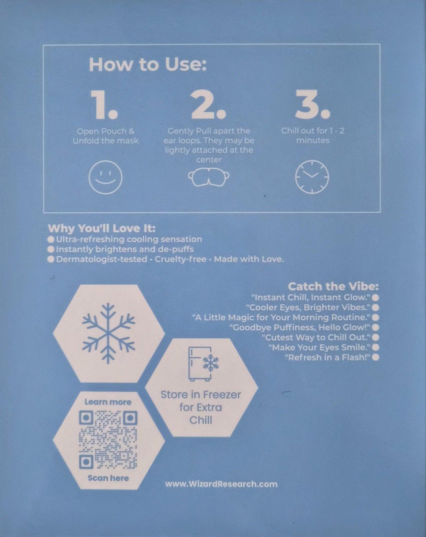 Cooling Eye Masks to Reduce Morning Puffiness 10 Pack